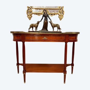 Console Desserte De Style Louis XVI En Acajou Maison Jansen Paris 