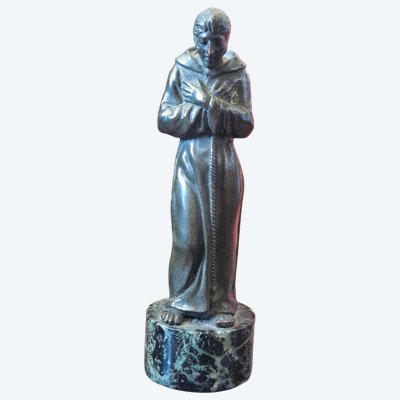Bronzeskulptur, die einen Mann darstellt