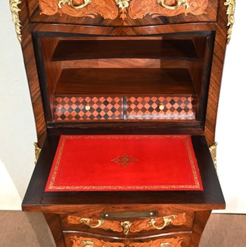 Secrétaire en Marqueteries, Transition Louis XV / Louis XVI – Fin XIXe