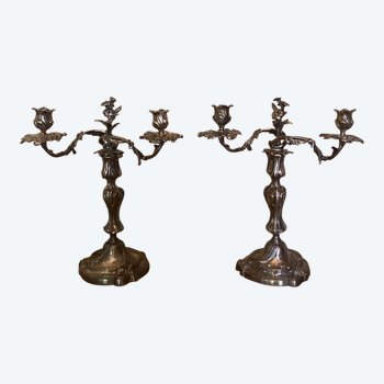 Pair Of Candelabras Louis XV