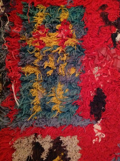 Tapis berbère ancien, de l'Atlas Maroc.