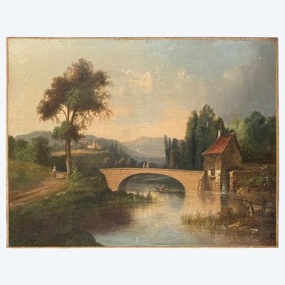 Tableau pont sans cadre