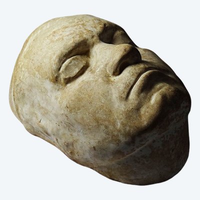 Masque mortuaire de Beethoven en plâtre, début XXe siècle