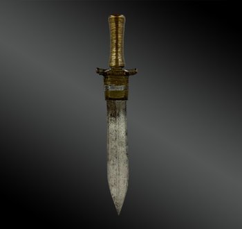 SHORT SWORD called ntsakh or fa - First half of the 20th century - Fang culture, Cameroon