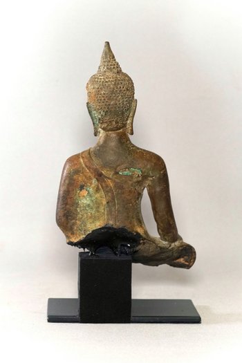 Buddha di bronzo Thailandia periodo Ayutthaya XVII
