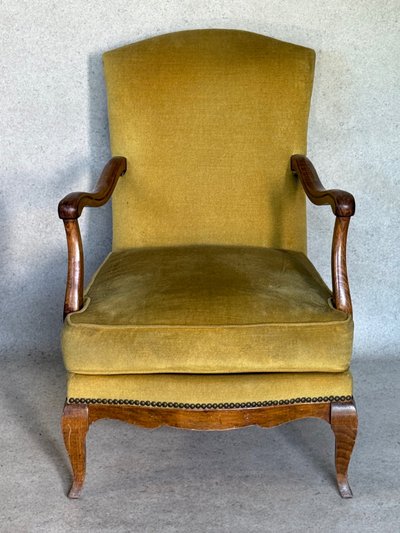 Sessel Stoff gelb