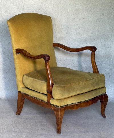 Sessel Stoff gelb