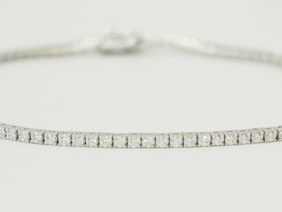 River bracelet in white gold and diamonds 1.84ct