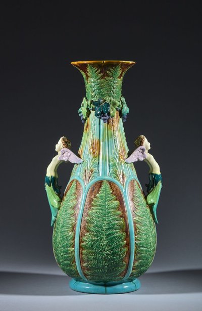 Mintons, Grand Vase Barbotine 