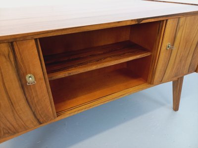 Bureau de direction double-face style scandinave vintage en palissandre des années 60