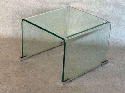 Bout de canapé verre