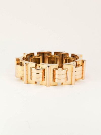 Armband „Tank“ in Gelbgold