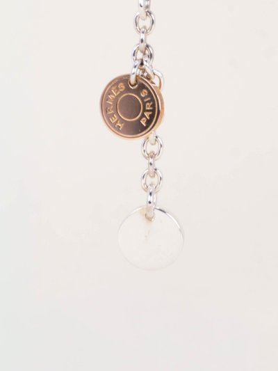 HERMES Ohrringe „Confettis“ in Silber und Roségold