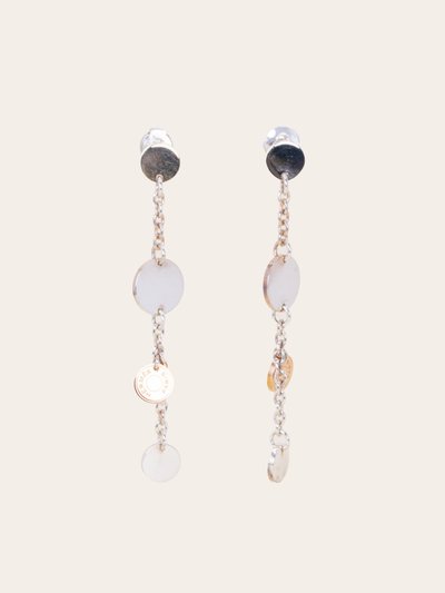 HERMES Ohrringe „Confettis“ in Silber und Roségold