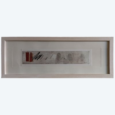 Henri Mouvant - (1926 - 2015) - Abstraction - tecnique mixte