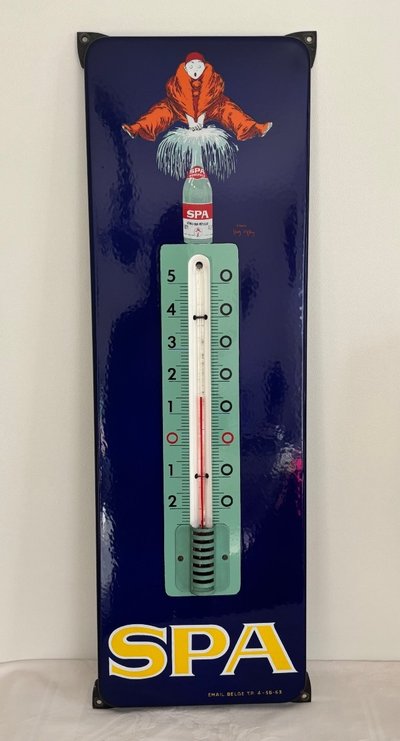 TEGLIA SMALTATA CON TERMOMETRO PER SPA JEAN D’YLEM