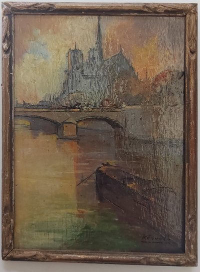Robert Kervalo - (1902 - 1974) - Paris - 2 oils on panel