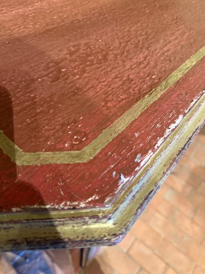 Louis XV sideboard with superb patina and paintwork dating from the early 19th century 