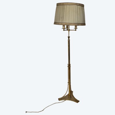 Brass floor lamp