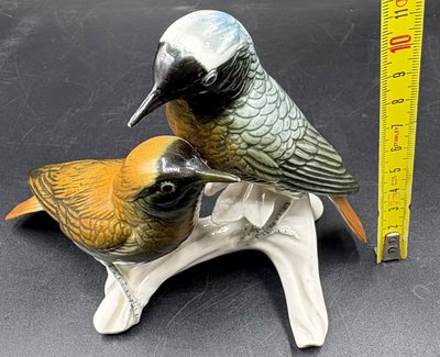 PORCELAIN BIRD COUPLE