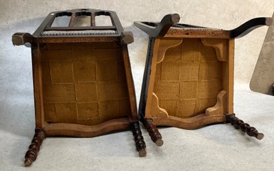 Pair of low chairs