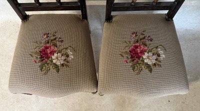 Pair of low chairs