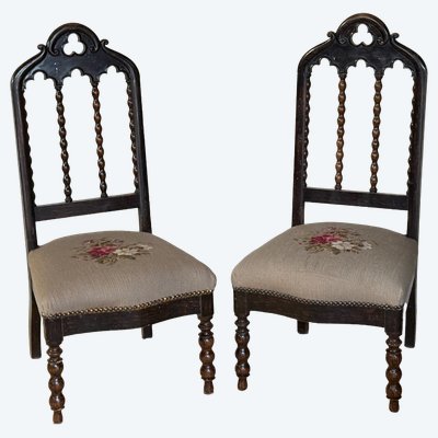 Pair of low chairs