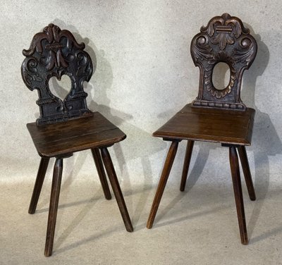 Two ladder chairs