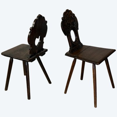 Two ladder chairs