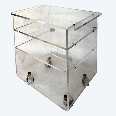 Table roulante plexi