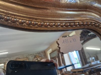 Louis Philippe pediment mirror 135x 89