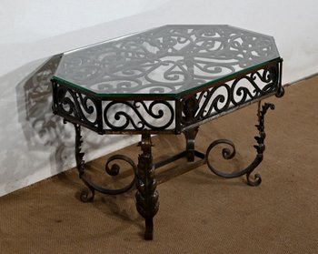 Table Basse en Fer Forgé – 1930