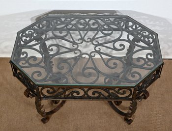 Table Basse en Fer Forgé – 1930