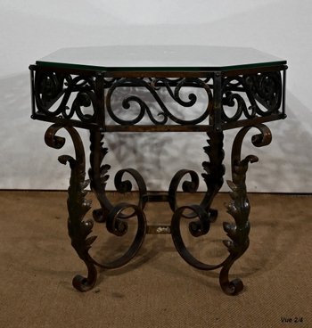 Table Basse en Fer Forgé – 1930