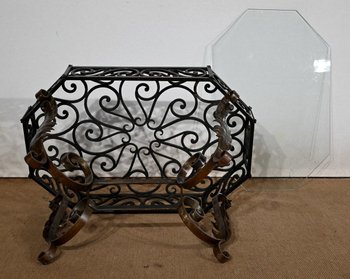 Table Basse en Fer Forgé – 1930