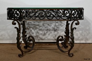 Table Basse en Fer Forgé – 1930