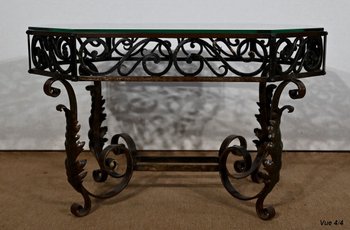 Table Basse en Fer Forgé – 1930