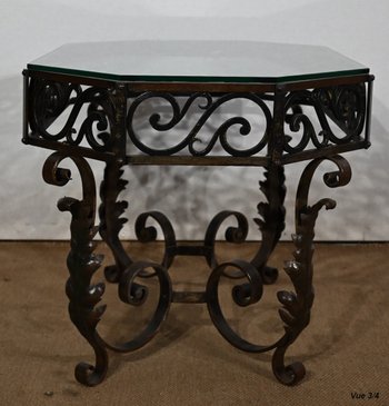 Table Basse en Fer Forgé – 1930