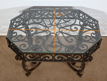 Table Basse en Fer Forgé – 1930