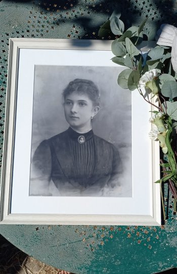 Portrait de femme XIXème /pastel