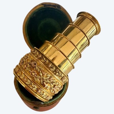 Binocolo da teatro in oro, dell'epoca della Restaurazione 