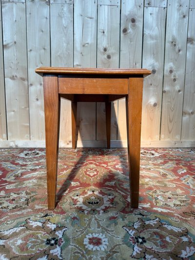Panca per pianoforte – Periodo Art Déco – Legno colorato e Skai