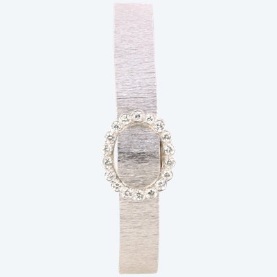 ANDRE COL Orologio con compartimento segreto in oro bianco e diamanti