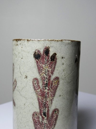 Large "Le Mûrier" beer mug by Gustave Reynaud, Vallauris, vintage 1960s