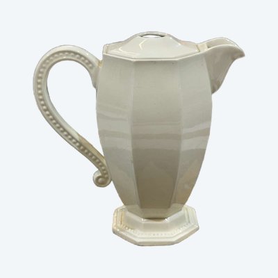 Caraffa ottagonale Creil et Montereau, modello Perles - XIX secolo