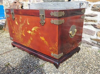 Grand Coffre Vietnamien En Laque Atelier De Thanh Le