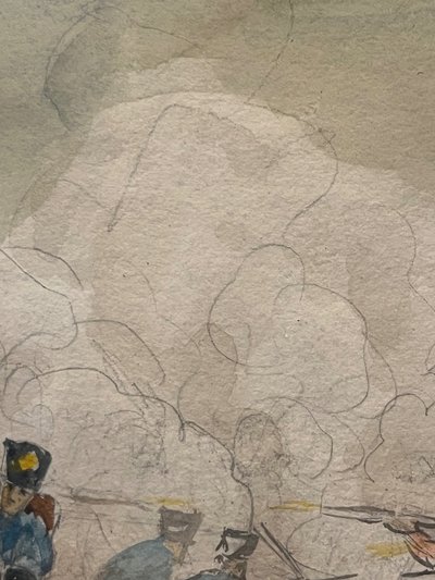 TABLEAU - AQUARELLE - J.A ATKINSON - ANGLETERRE - XIX ÈME