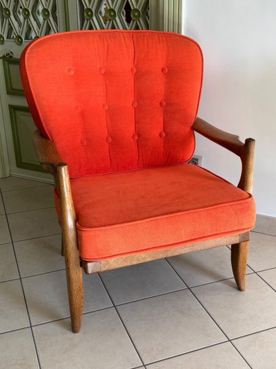 Guillerme e Chambron Poltrona <Jos> Circa 1970 Edizione Votre Maison 
