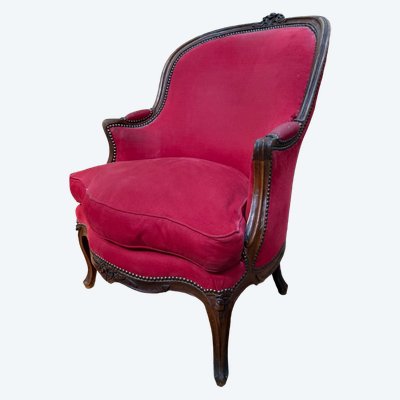 Gondola Pastorella – Stile Luigi XV – Noce Intagliata – Chiodi in Bronzo