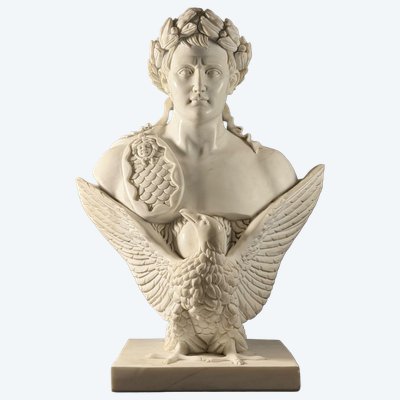 L'APOTESI DI NAPOLEONE, SECONDO BERTEL THORVALDSEN. FINE DEL XIX SECOLO.